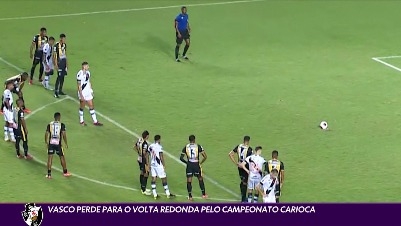 Vasco perde para o Volta Redonda pelo Campeonato Carioca