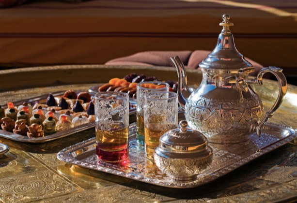 Chá marroquino do Royal Mansour (Foto: Divulgação)