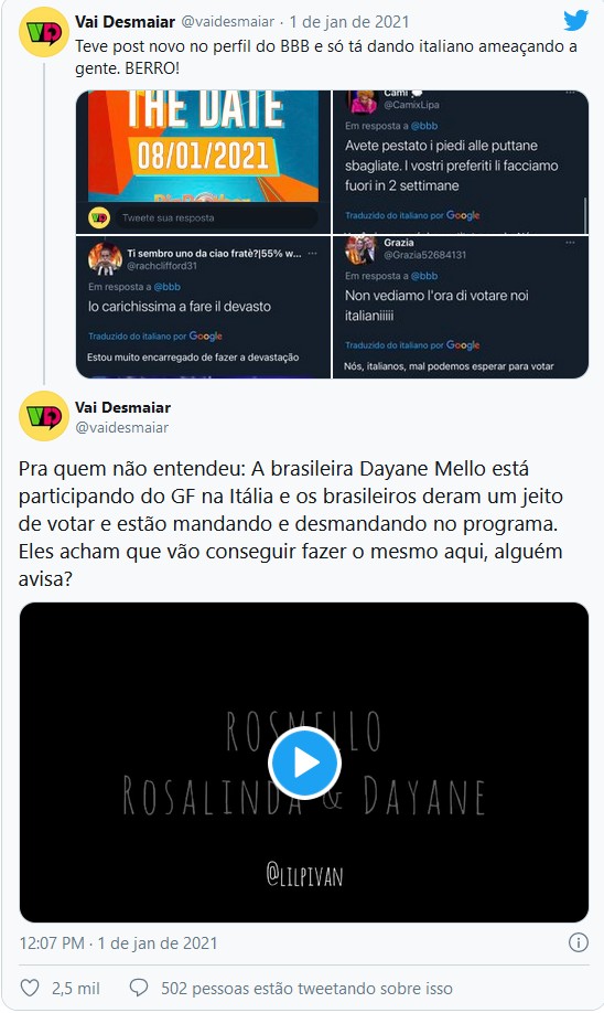 Brasileiros criaram mutirões para ajudar Dayane Melo (Foto: Reprodução/Twitter)