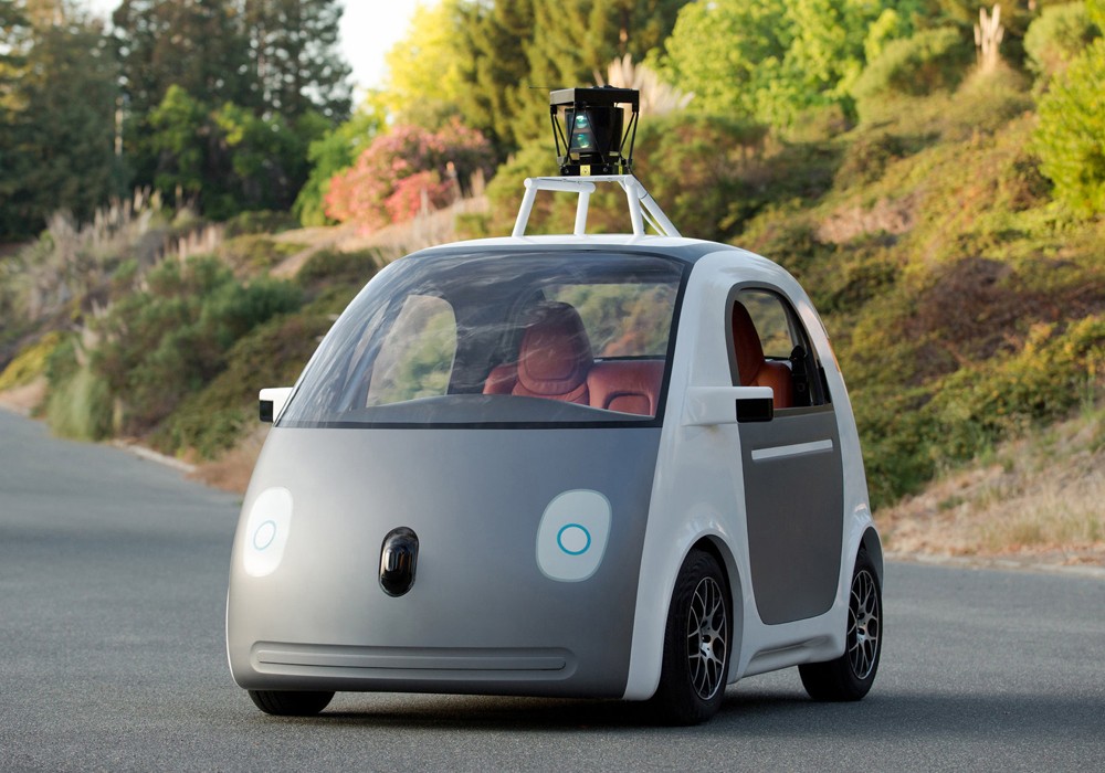 Prótipo de carro sem motorista criado pelo Google (Foto: Divulgação)