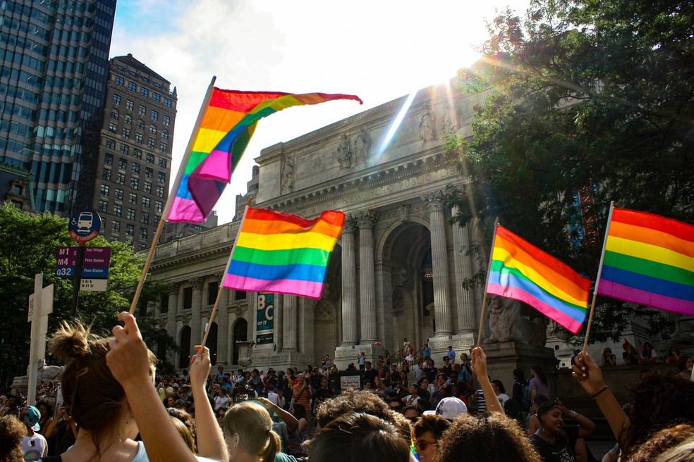 Parada LGBT em Nova York — Foto: LazarCatt