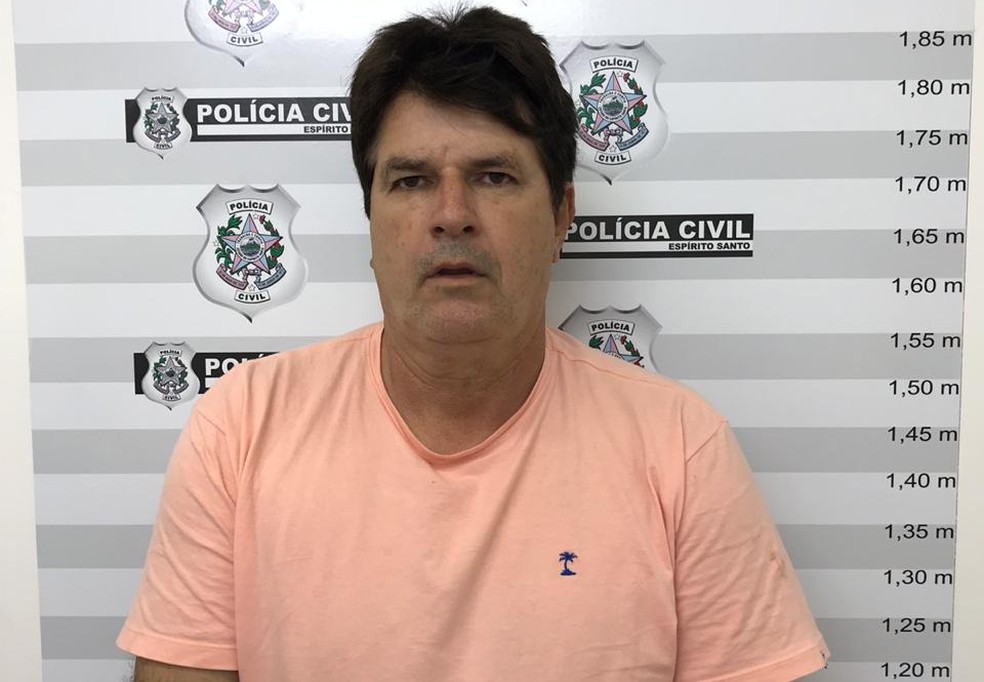 Vereador Marcos Alves de Lima foi preso no Espírito Santo — Foto: Polícia Civil/Divulgação
