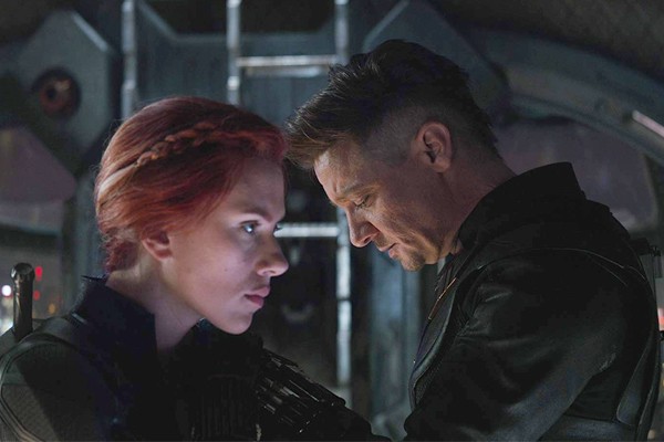 Viúva Negra (Scarlett Johansson) e Gavião Arqueiro (Jeremy Renner) em Vingadores: Ultimato (2019) (Foto: Divulgação)
