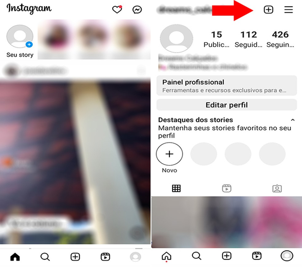 Instagram permite postar em mais de um perfil ao mesmo tempo  — Foto: Reprodução/Flávia Fernandes