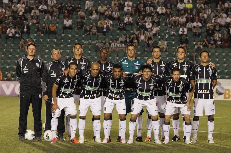 Aloísio e Hélder juntos no Figueirense — Foto: Figueirense/Divulgação