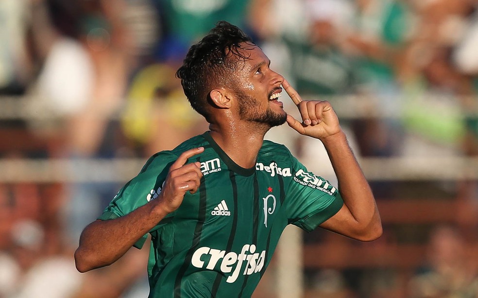 Gustavo Scarpa defendeu o Palmeiras de janeiro a março (Foto: Cesar Greco/Ag. Palmeiras)