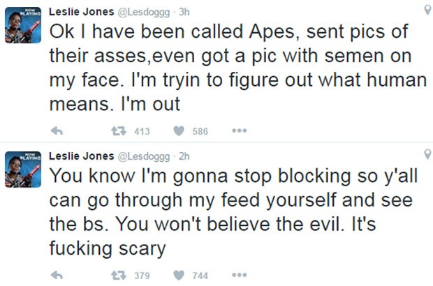 Leslie Jones comenta insultou racistas que recebeu no Twitter (Foto: Reprodução/Twitter/lesdoggg)