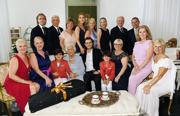 Celine Dion e família (Foto: Reprodução/Instagram)