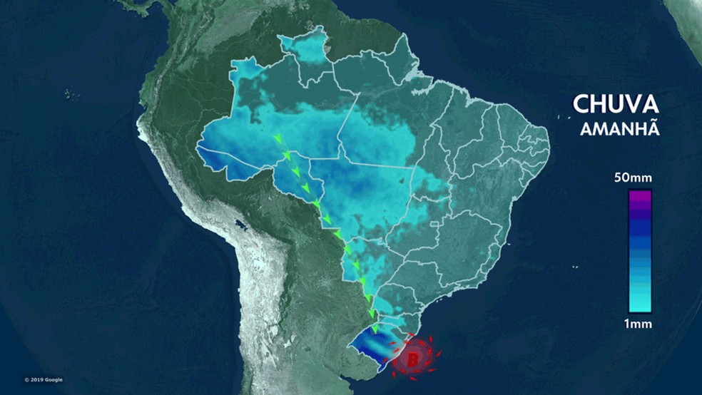 Previsão do tempo para segunda-feira, 30/09/2019, no Sul ...