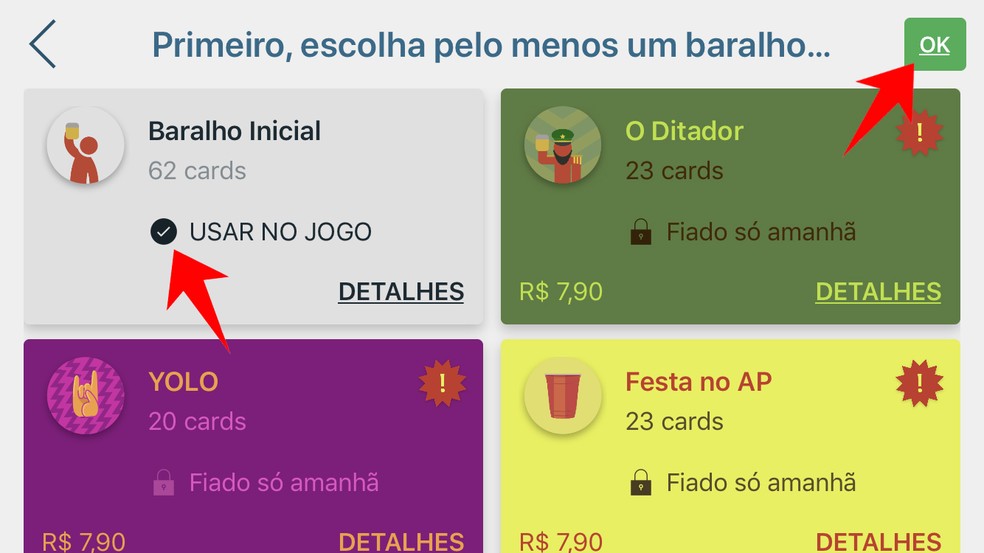 Como usar o iPuke, jogo com baralhos e desafios para beber 