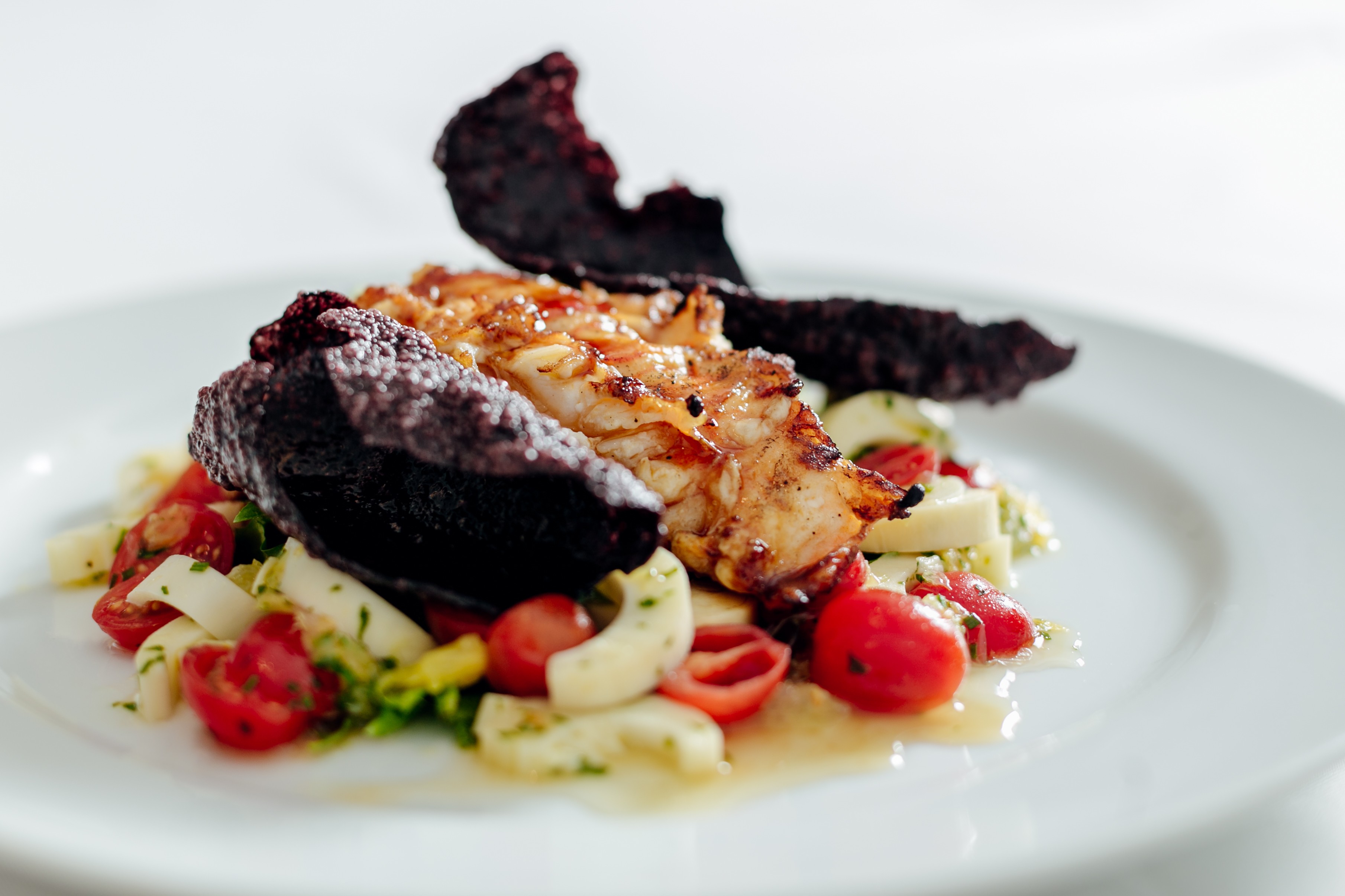 O novo menu do Bagatelle Rio: aprenda a receita da  Salade de Cigale de Mer  (Foto: Divulgação)
