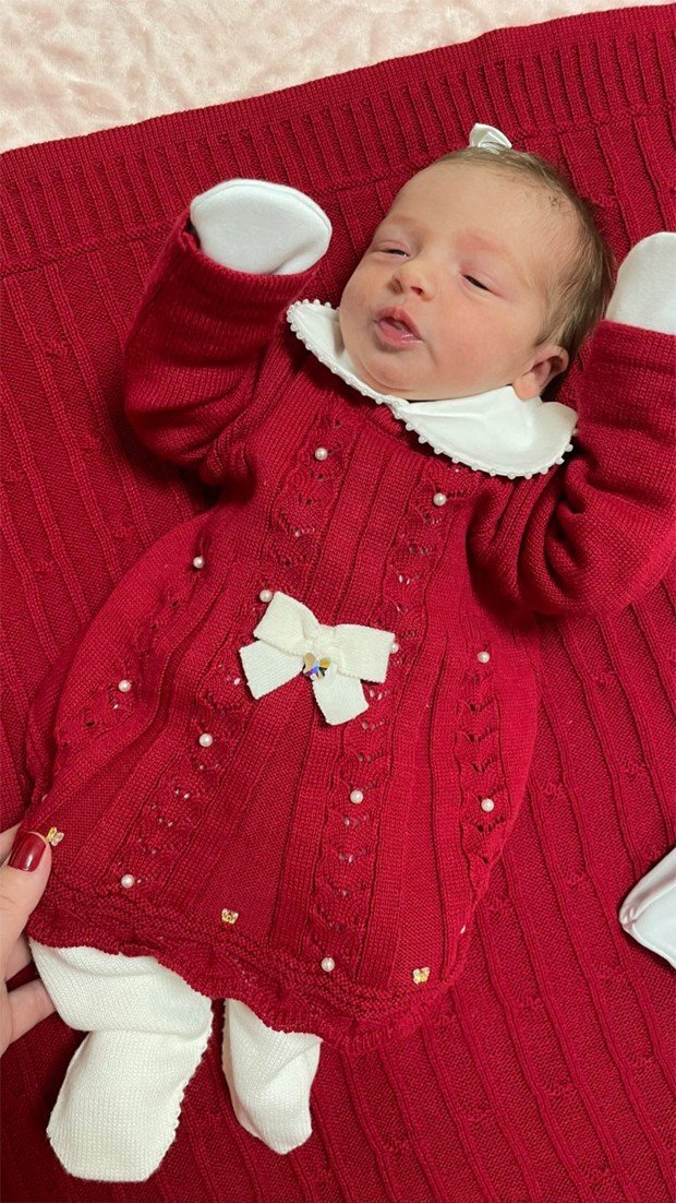 Ayla nasceu no fim de semana (Foto: Reprodução / Instagram)