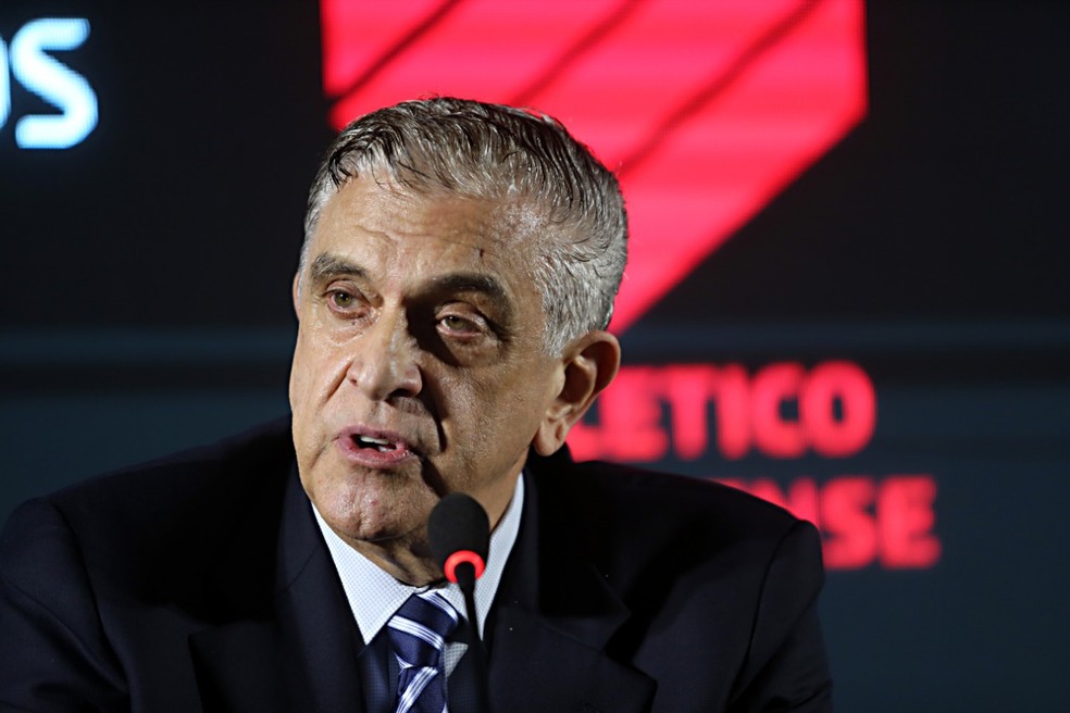 Petraglia diz que perícia da FGV não aponta nenhum sobrepreço nas obras da Arena da Baixada | athletico-pr | ge