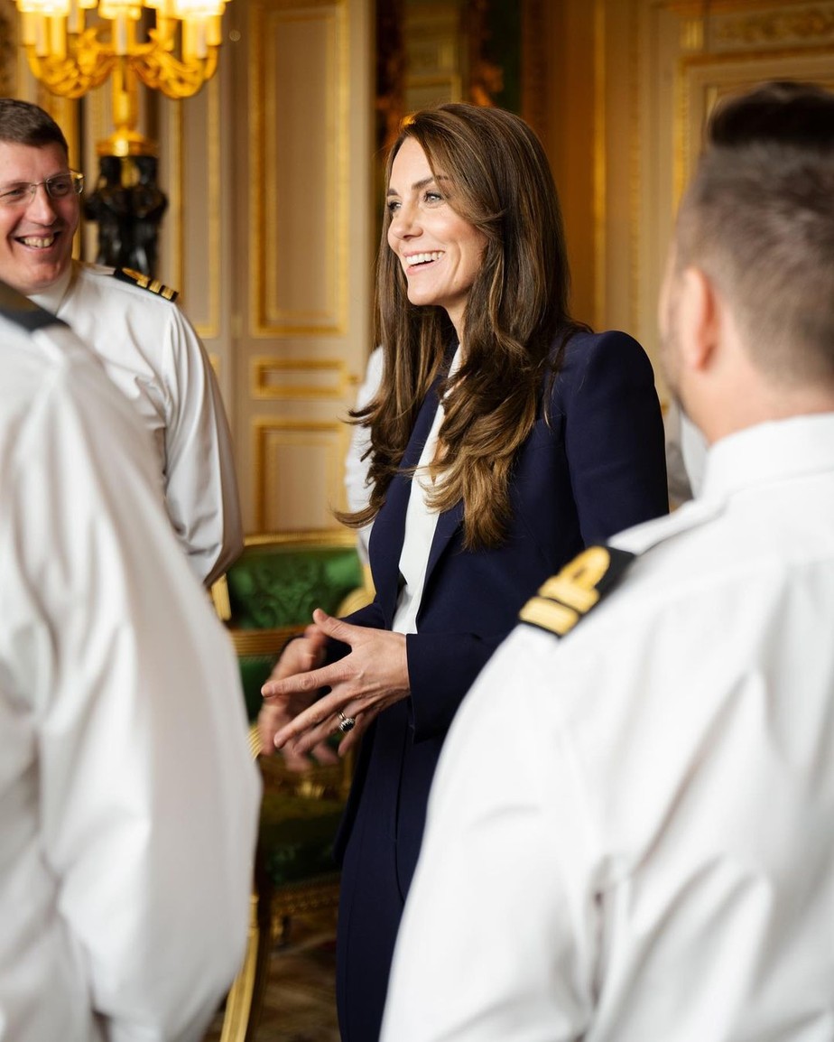 Kate Middleton em evento oficial nesta quinta-feira (29.09)
