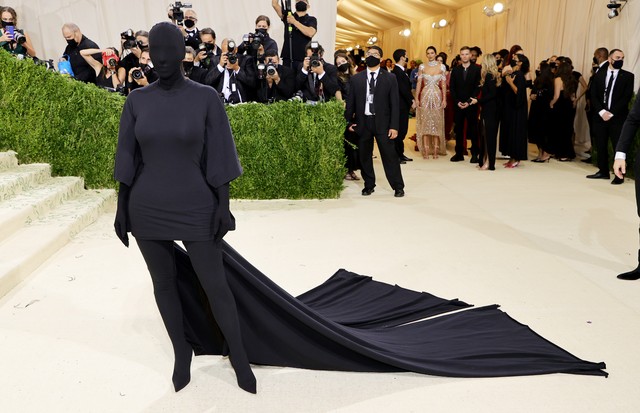 NEW YORK, NEW YORK - SEPTEMBER 13: Kim Kardashian attends The 2021 Met Gala Celebrating In America: A Lexicon Of Fashion at Metropolitan Museum of Art on September 13, 2021 in New York City. (Photo by Mike Coppola/Getty Images) (Foto: Getty Images)