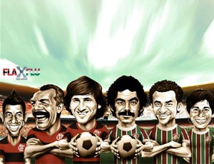 Só craque: escale o Flamengo ou o Fluminense de todos os tempos (Editoria de Arte / Globoesporte.com)