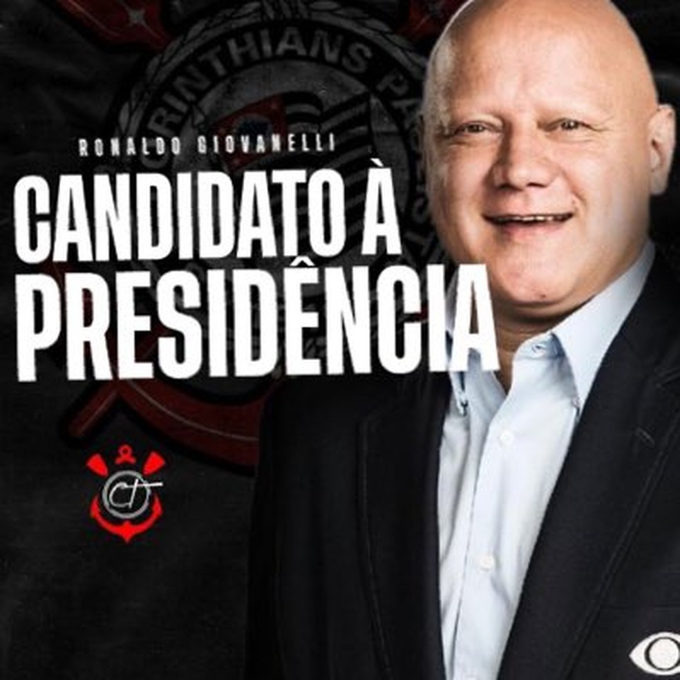 Ex-goleiro Ronaldo Giovaneli se lança como candidato à presidência do Corinthians