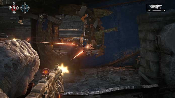 Detone inimigos sem morrer em Gears of War 4 (Foto: Reprodução/Murilo Molina)