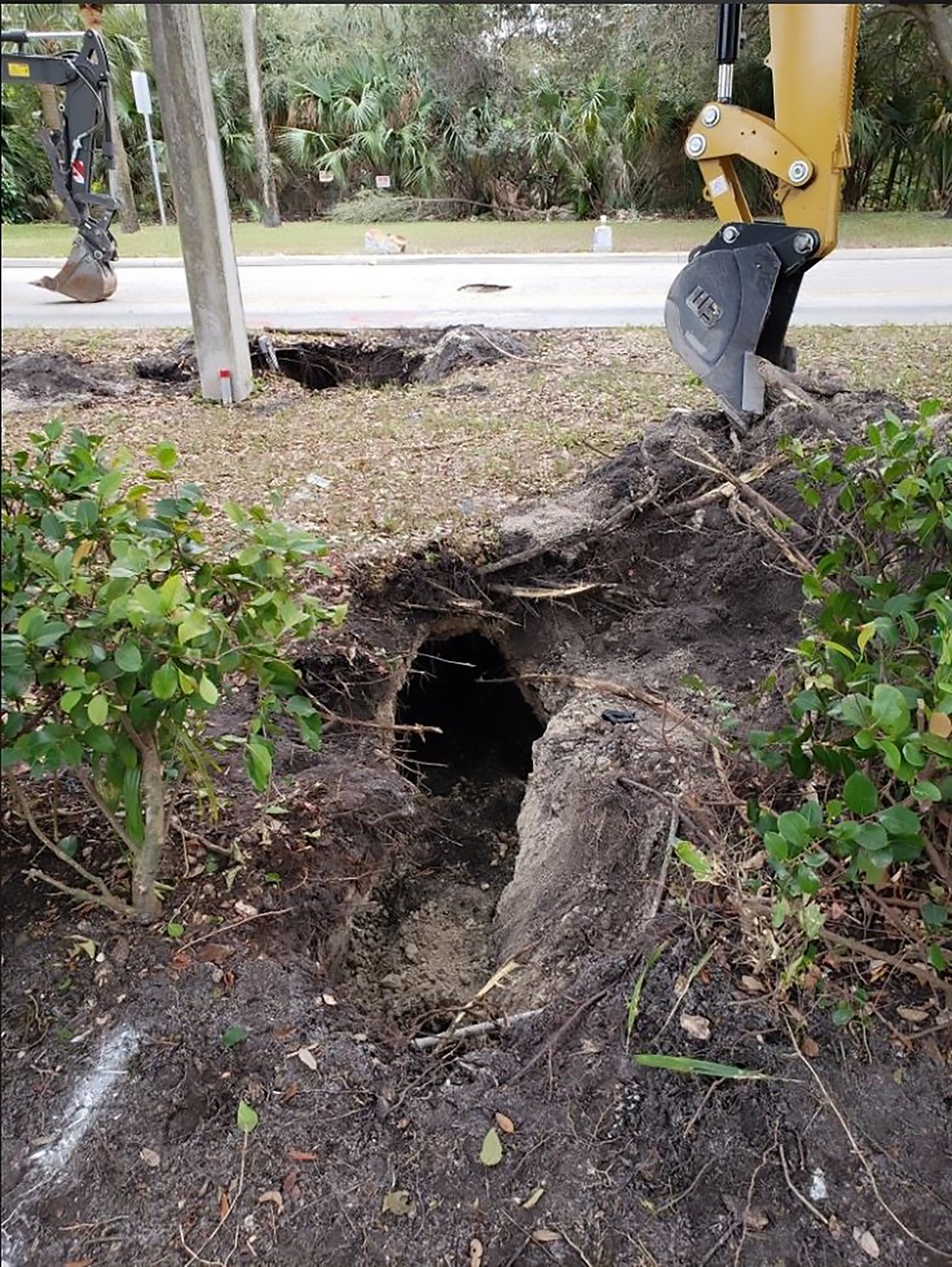 TÃºnel encontrado na FlÃ³rida levava a banco â Foto: AFP PHOTO / FBI MIAMI