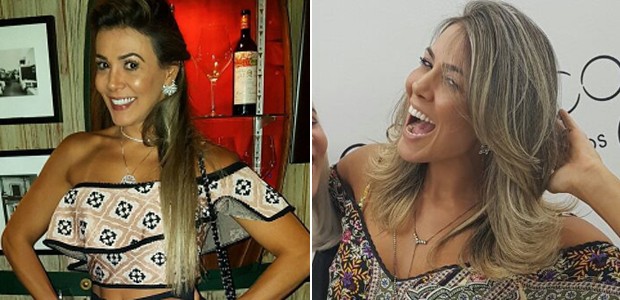 Antes e depois: Fabiana Teixeira (Foto: Reprodução/Instagram)