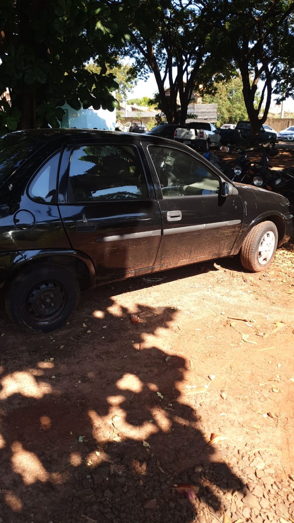 Veiculo pertence ao marido que está preso por suspeita de matar estudante em MS — Foto: Polícia Civil/Divulgação