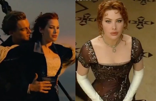 Mayana Moura vira Kate Winslet em Titanic (Foto: Reprodução/Instagram)