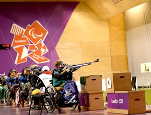 prova de tiro nas paralimpíadas Londres (Foto: Getty Images)