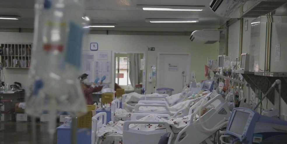 Leito no DF em imagem de arquivo — Foto: TV Globo / Reprodução