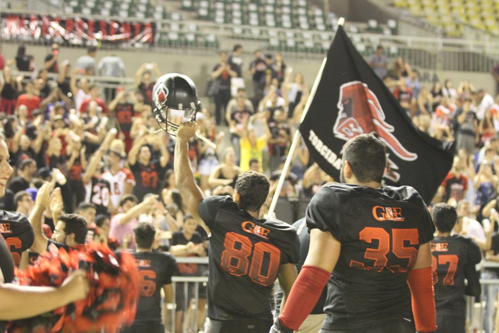 Ao vencer o Cauiabá Arsenal, o Espectros se credenciou e ir à final, em busca do bicampeonato brasileiro (Foto: Hévilla Wanderley / GloboEsporte.com)