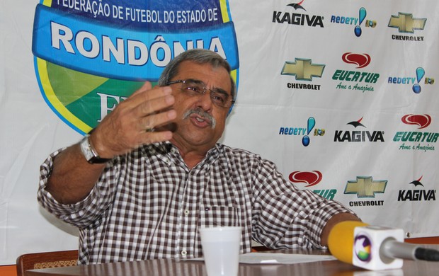 Heitor da Costa, presidente da Federaçãopixbet cassino ao vivoFutebolpixbet cassino ao vivoRondônia (Foto: Hugo Crippa)