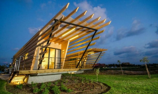 Arquiteto israelense cria casas com pérgolas (Foto: Divulgação)