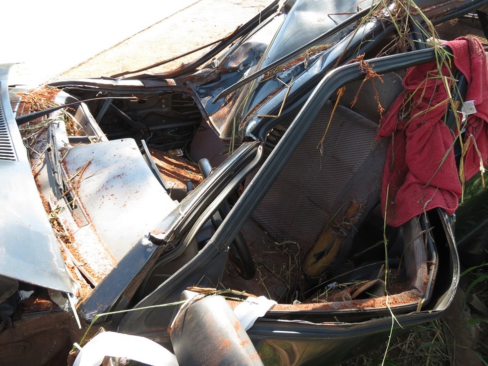 Acidente foi registrado em Dracena — Foto: Jorge Zanoni/Cedida