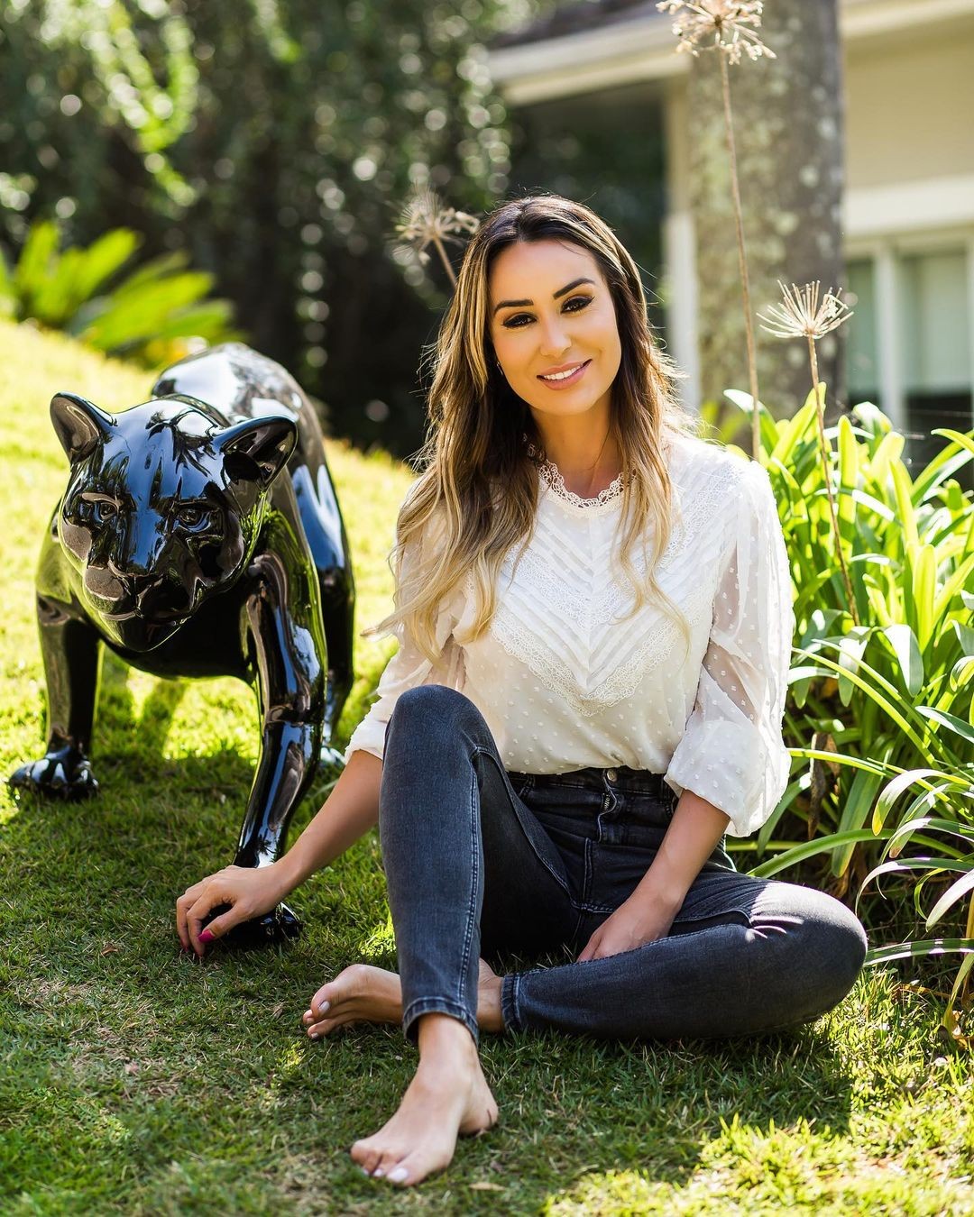 Letícia Santiago tem 35 anos de idade e se recupera de inflamação cutânea (Foto: Daniela Machado)