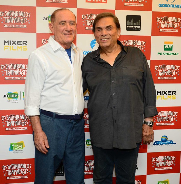 Renato Aragão e Dedé Santana (Foto: Francisco Cepeda/Agnews)