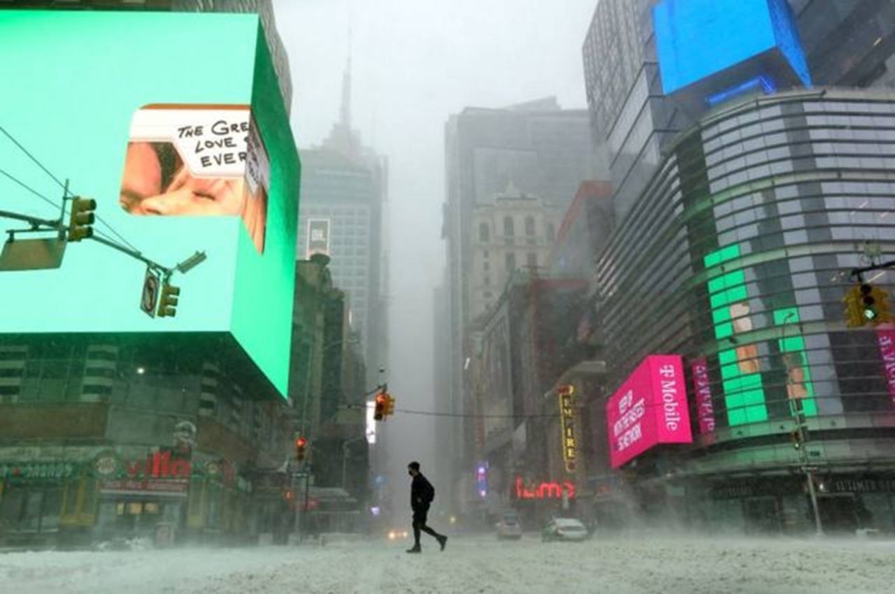 ciclone bomba nos EUA (Foto: Getty Images)