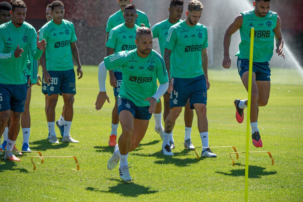 Diego Ribas está próximo de acertar com o Flamengo até o fim de 2021 — Foto: Alexandre Vidal / Flamengo