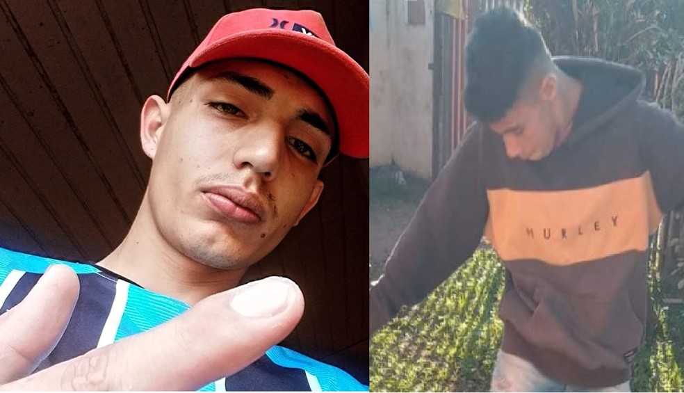 Uelinton de Oliveira da Cruz, 21 anos e Alan Oliveira dos Santos, 16 anos. — Foto: Foto: Reprodução/Redes Sociais