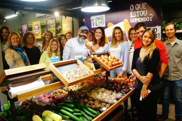 Renato Caleffi ministra curso na loja de alimentos orgânicos Origen  (Foto: Divulgação)