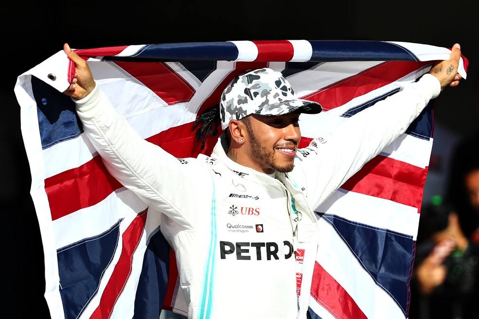 Lewis Hamilton faturou hexa da Fórmula 1 no GP dos EUA  — Foto: Mark Thompson/Getty Images