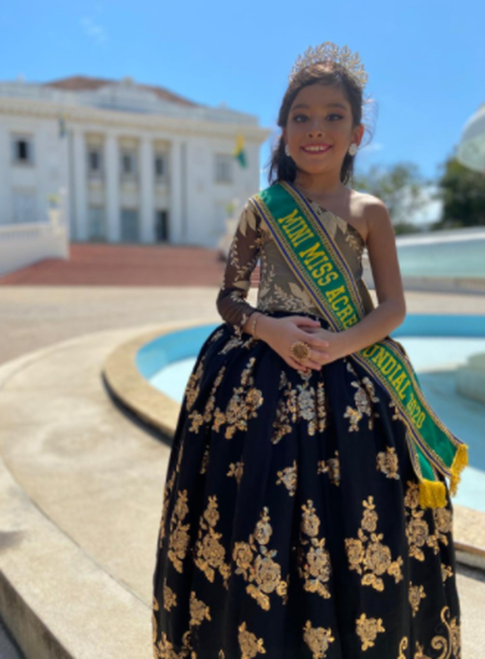 Jussara começou a atuar como modelo aos 6 anos,  — Foto: Arquivo pessoal