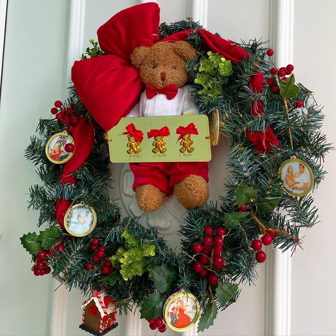 Detalhes da decoração de Natal da casa de Karina Bacchi (Foto: Reprodução/Instagram)