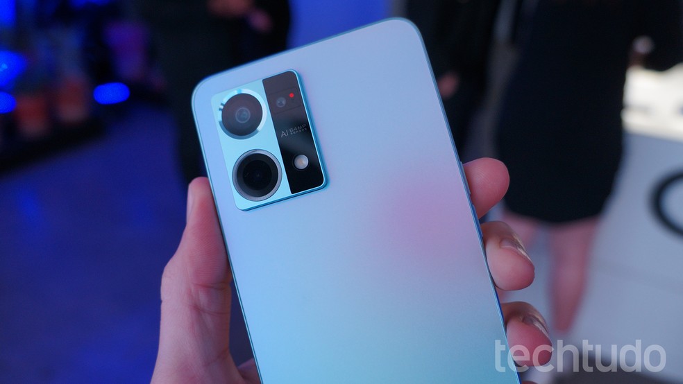 Oppo Reno 7 — Foto: Thássius Veloso/TechTudo