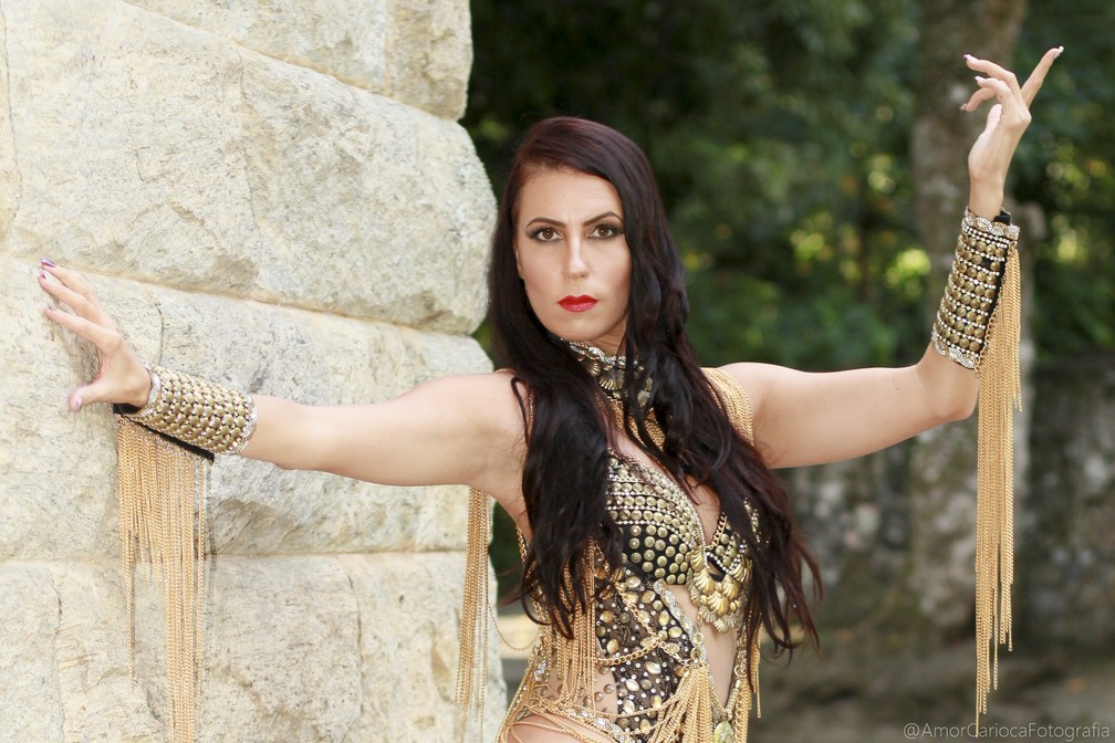 A australiana Mishel Finlayson estreia como musa do Imp&Atilde;&copy;rio Serrano &acirc;?? Foto: Platinir Pereira/Divulga&Atilde;&sect;&Atilde;&pound;o