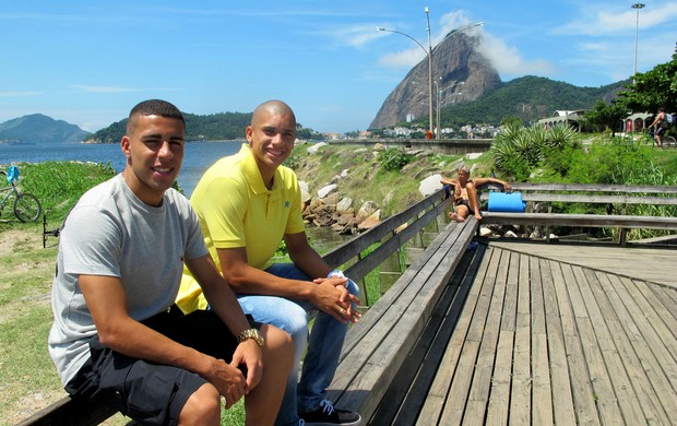 Gabriel e Dória Botafogo (Foto: Fabio Leme)
