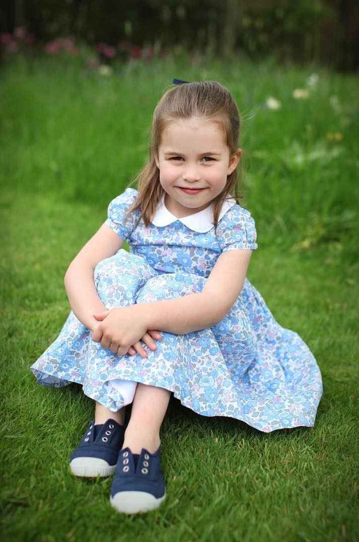 Princesa Charlotte em seu quarto aniversário (Foto: Instagram Kensington Royal/ Reprodução)