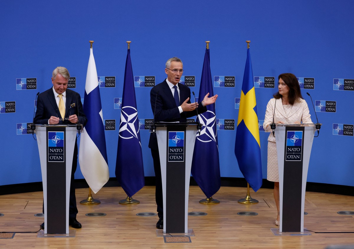 Finlândia e Suécia assinam protocolo de adesão à Otan