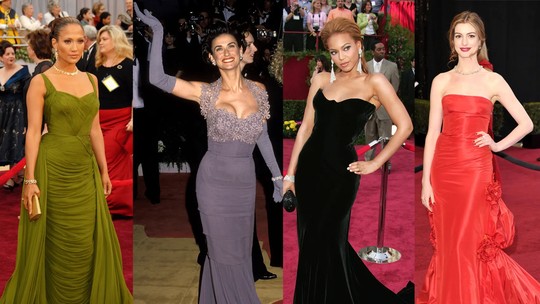 19 dos melhores vestidos vintage usados para o tapete vermelho do Oscar