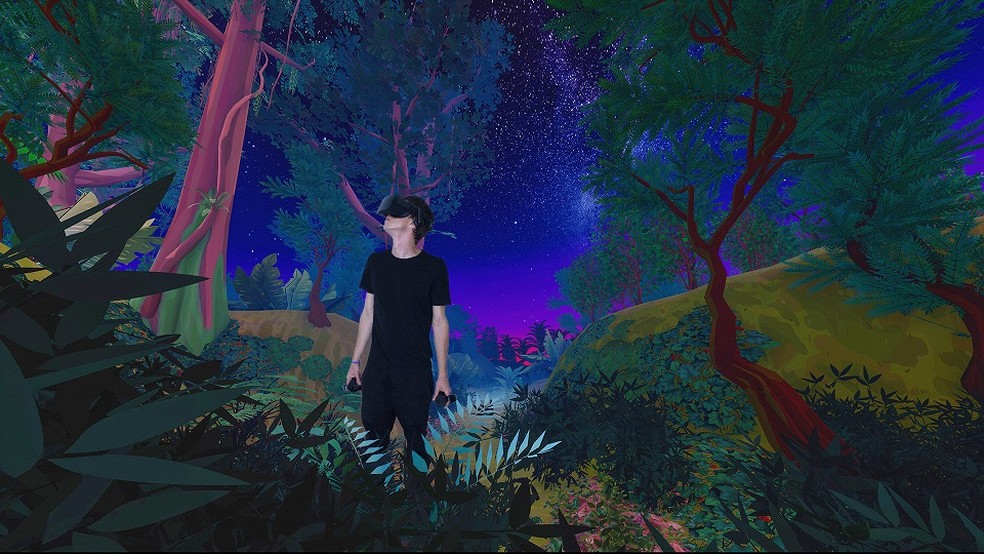 Floresta Encantada em realidade virtual — Foto: Reprodução