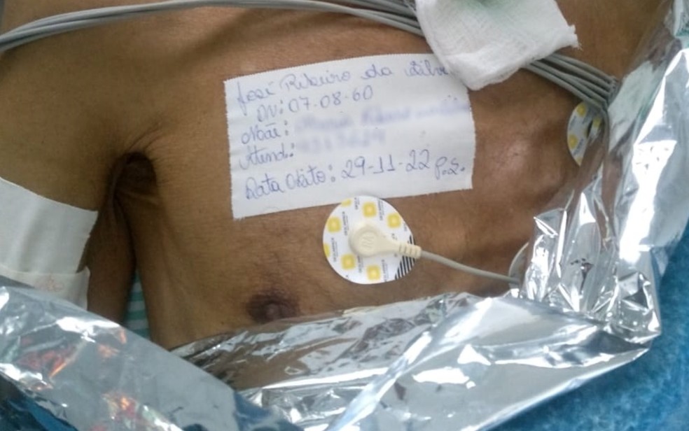 Paciente José Ribeiro da Silva foi dado como morto em hospital de Uruaçu — Foto: Aparecida Ribeiro/Arquivo Pessoal