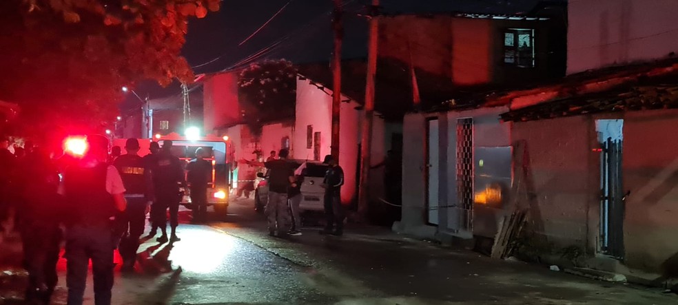 Chacina do Lagamar deixou quatro homens mortos em fevereiro de 2022, em Fortaleza. — Foto: Rafaela Duarte/SVM